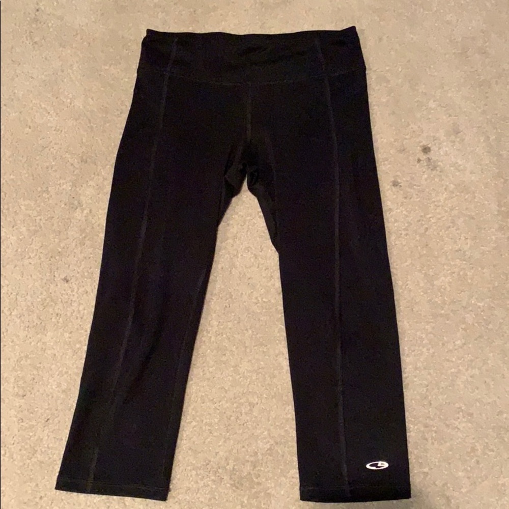 Champion black cropped  workout leggings